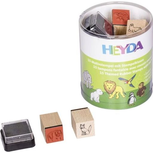 HEYDA Zoo Animals Stamp Set