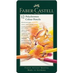Faber-Castell Polychromos Coloured Pencils, 12 Pcs.