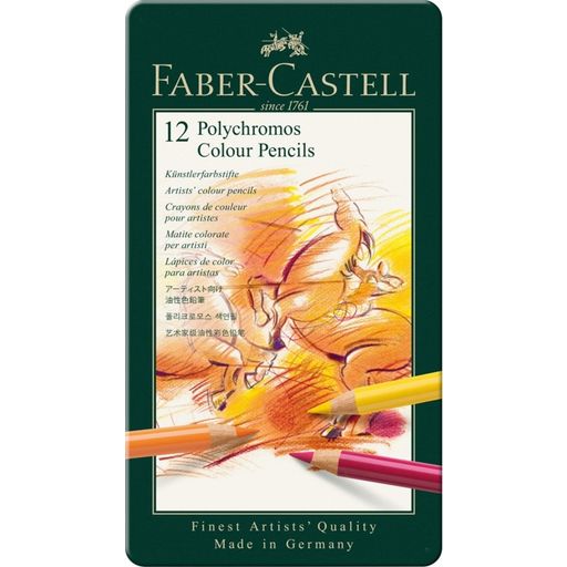 Faber-Castell Polychromos Farbstifte, 12er