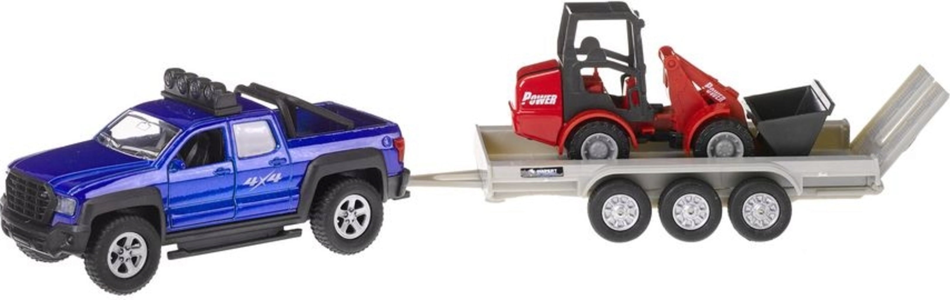 Toy Place Fahrzeug mit Anhänger und Radlader