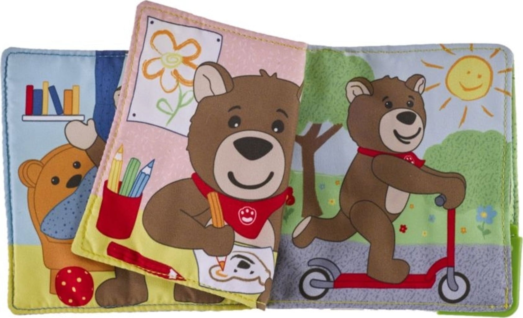 Libro Blando con Osito de Peluche