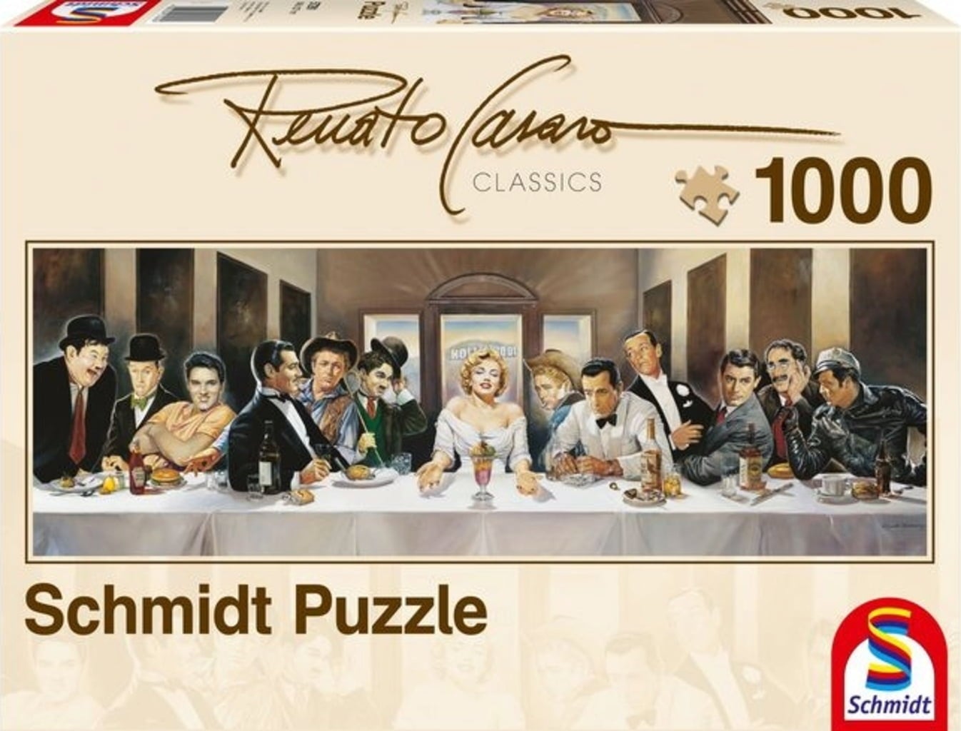 Panorama Renato Casaro - Dinner der Berühmten, 1000 Teile