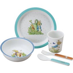 Petit Jour Peter Rabbit - 5-Piece Dish Set  - Blue