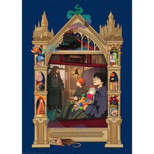 Puzzle - Harry Potter auf dem Weg nach Hogwarts - 1000 Teile - 1 Stk