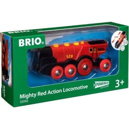BRIO Railway - Mightly Red Action Battery Locomotive