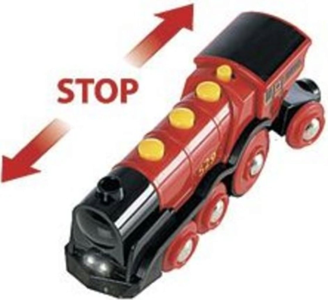 BRIO Bahn - Rote Lola Batterielok
