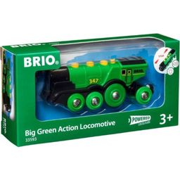 BRIO Railway - Big Green Action Battery Locomotive