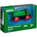 BRIO World Tågbana & Leksakståg - Snabbt grönt batteridrivet lokomotiv