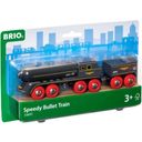 BRIO World Tågbana & Leksakståg - Höghastighetståg ”Blixten”