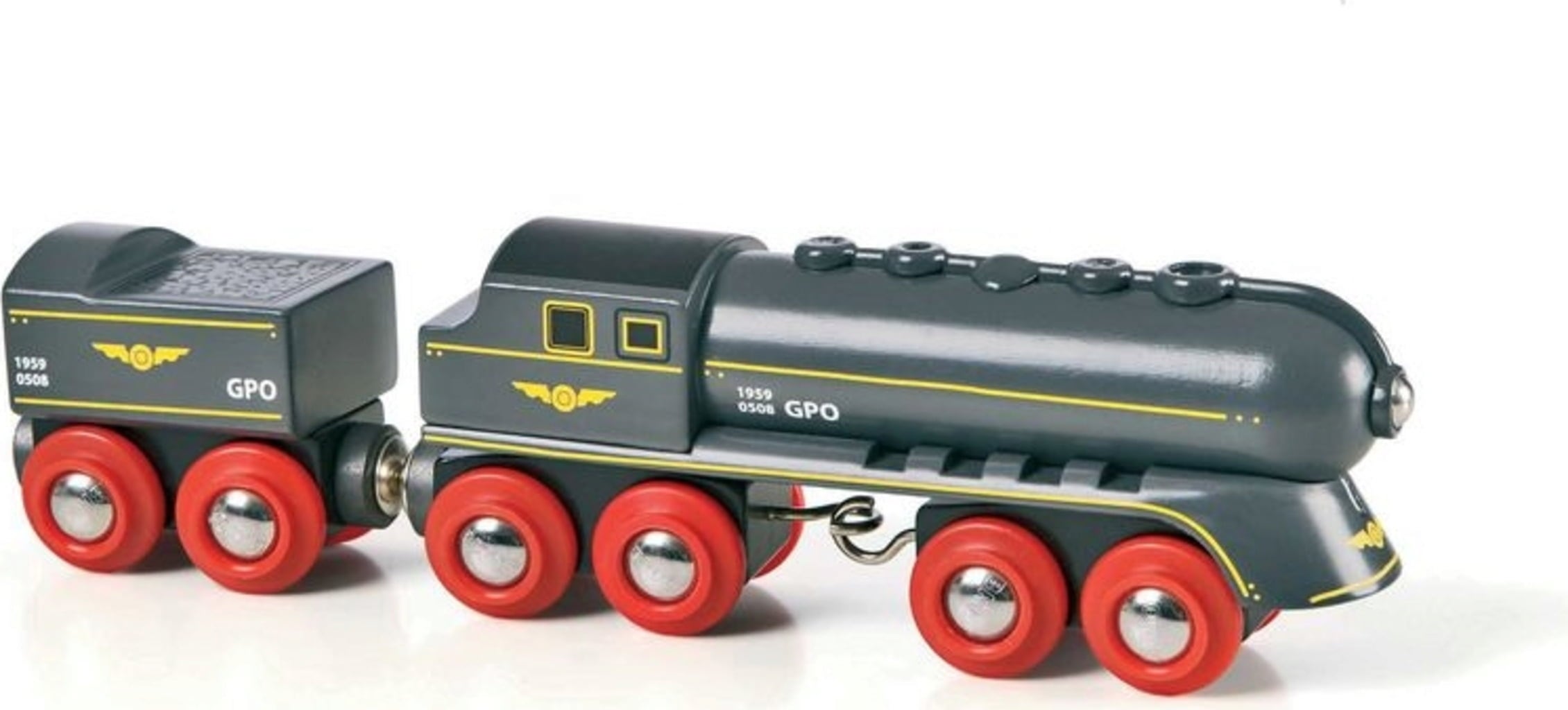 Brio Locomotiva Nera con Tender a Carbone