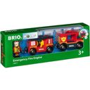 BRIO Railway - Emergency Fire Engine with Light and Sound