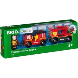 BRIO Järnväg - Brandkårens Stegfordon med Ljus och Ljud