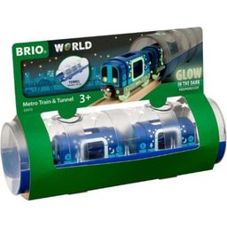 BRIO Railway - Metro Train & Tunnel - Glow in the Dark