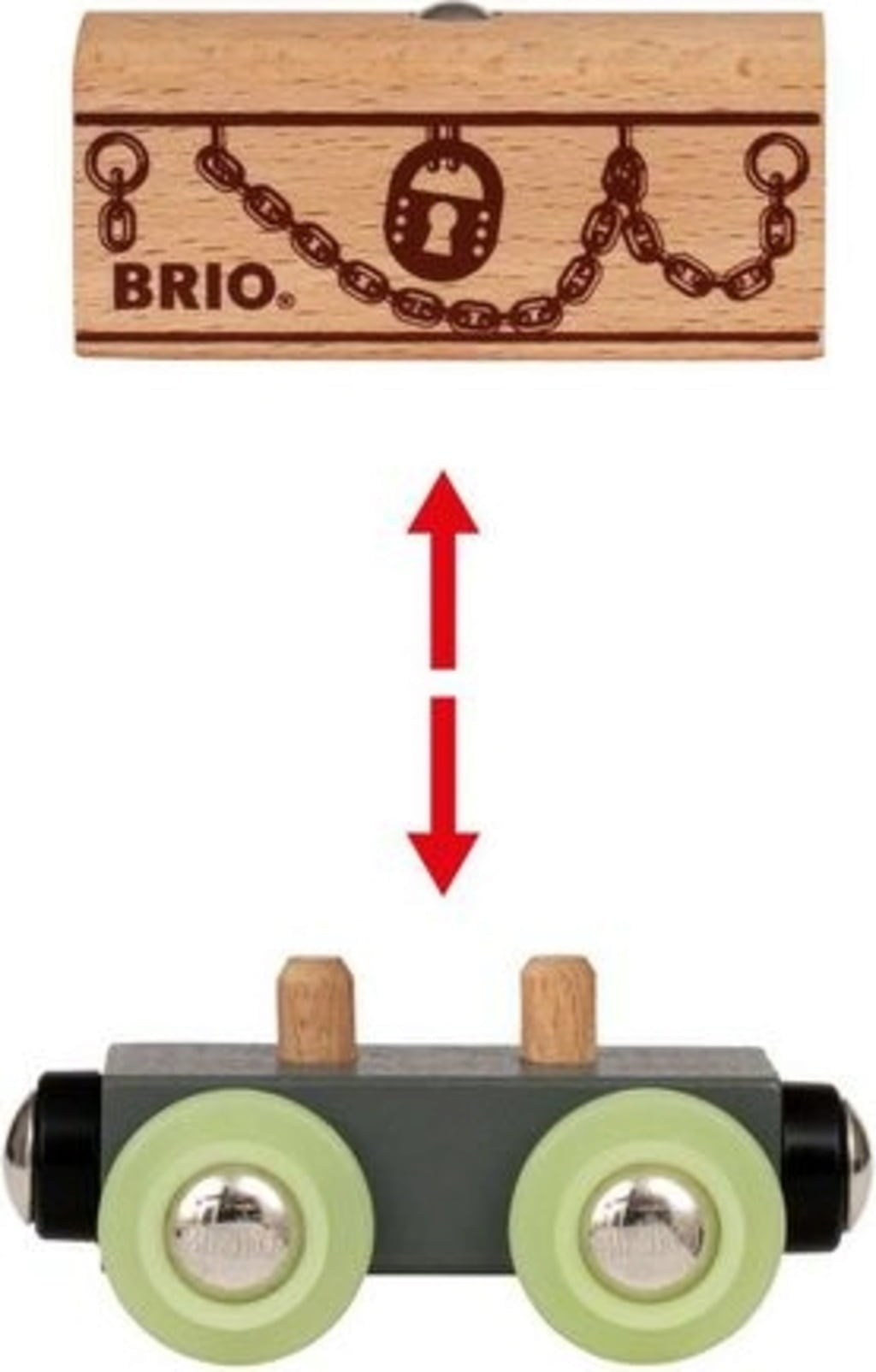 BRIO Järnväg - Spöktåg Glow in the Dark