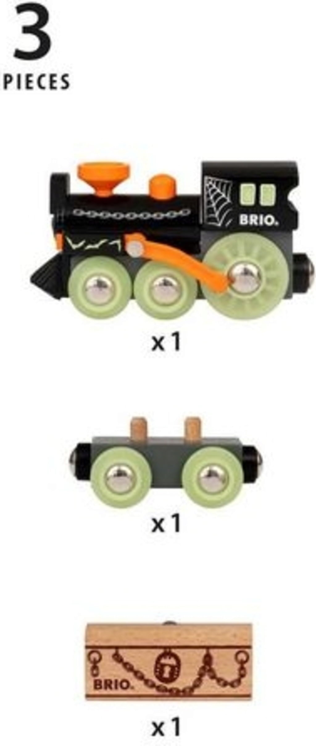 BRIO Järnväg - Spöktåg Glow in the Dark