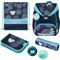 Flower Owl Ultralight Plus School Bag Set