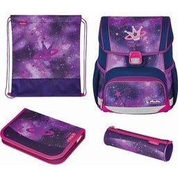 herlitz Galaxy Princess Loop Plus School Bag Set