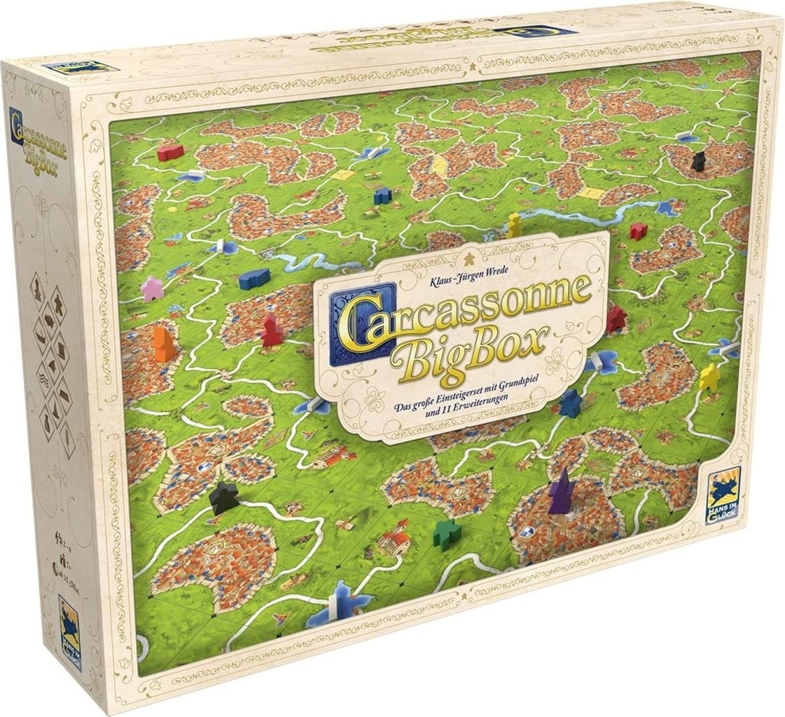 Asmodee Carcassonne Big Box (IN TEDESCO)