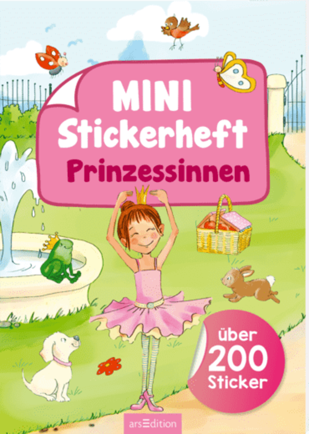 arsEdition Mini-Stickerheft - Prinzessinnen