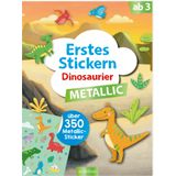 arsEdition Erstes Stickern - Metallic-Dinosaurier