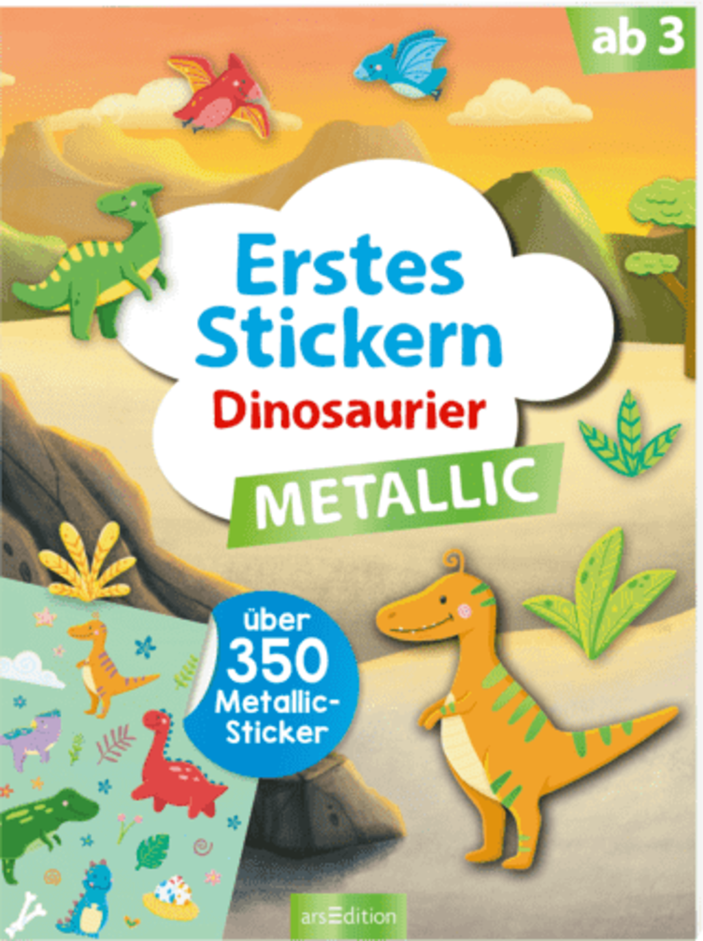 I Miei Primi Sticker - Dinosauri Metallici (IN TEDESCO)