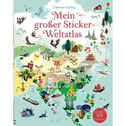 Usborne Verlag My Big Sticker World Atlas (IN GERMAN) 