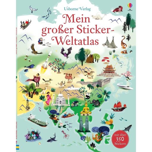 Usborne Verlag Mein großer Sticker-Weltaltlas
