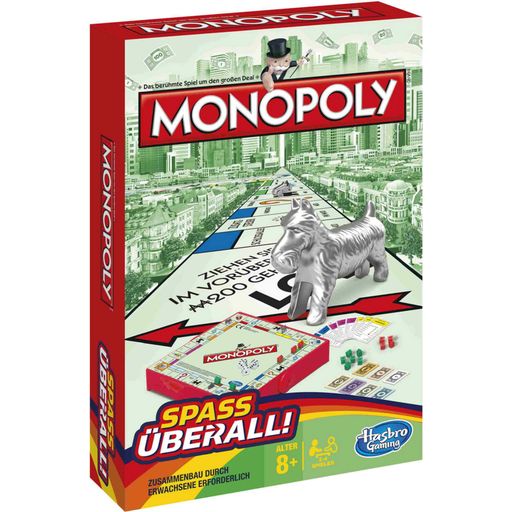 Hasbro Monopoly Kompakt (V NEMŠČINI) - 1 k.