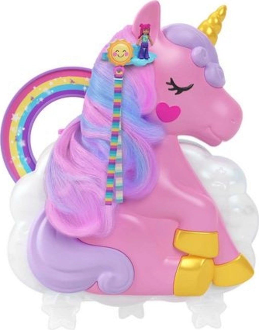 Polly Pocket Regenbogen Einhorn Salon