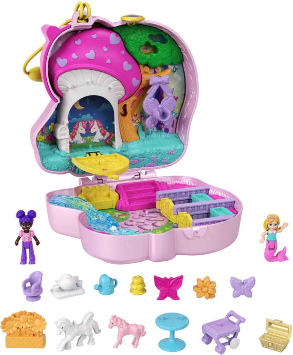 Polly Pocket Einhorn-Zauber Schatulle