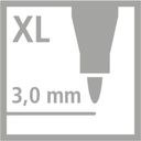 Stabilo Metallic flomastri z XL konico, 8 kosov