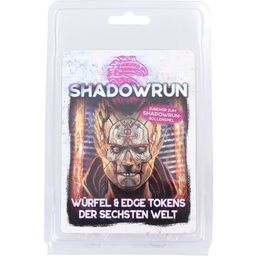 Shadowrun: Würfel & Edge Tokens der Sechsten Welt (IN TEDESCO) - 1 pz.