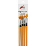 Universal Synthetic Paint Brushes - Set of 5