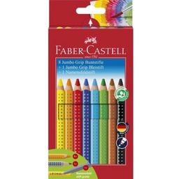Faber-Castell Grip Jumbo Färgpennor 8+1+1