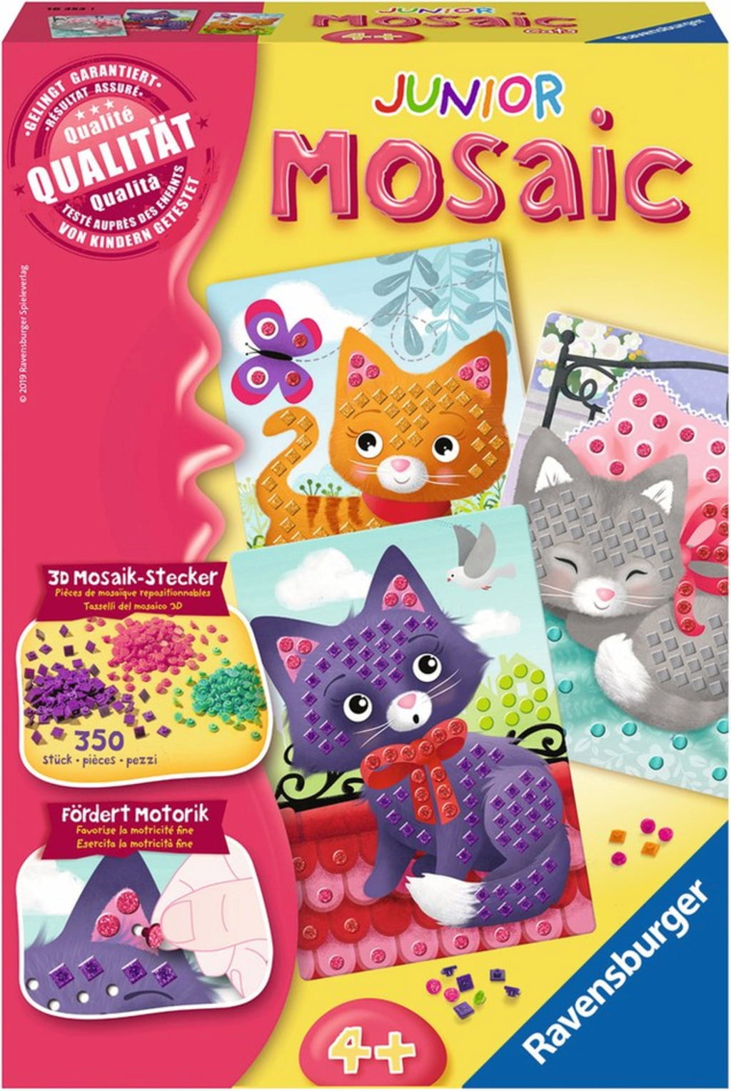 Ravensburger Mosaic Junior: Cats - 1 pz.