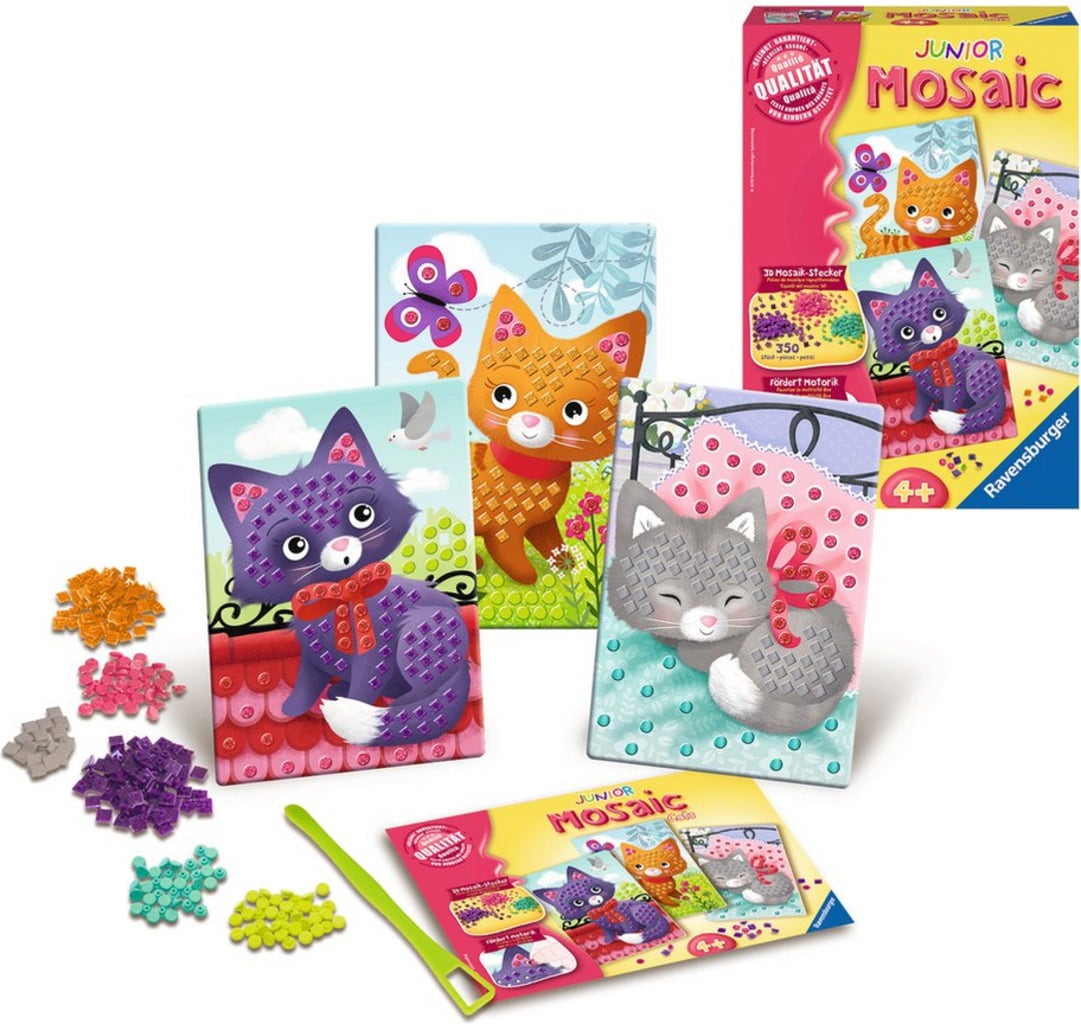 Ravensburger Mosaic Junior: Cats - 1 pz.
