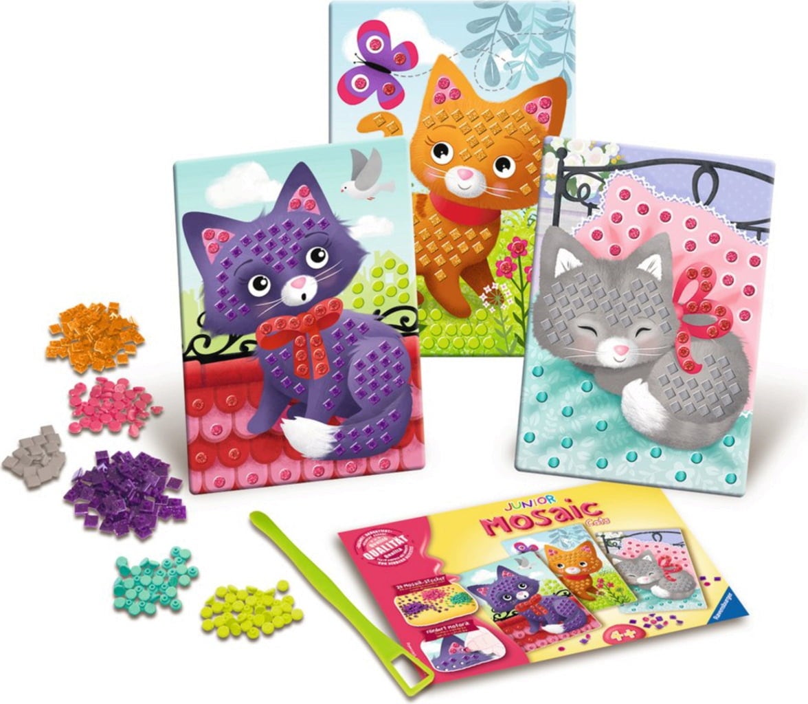 Ravensburger Mosaic Junior: Cats - 1 pz.