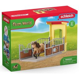 42609 - Farm World - Box per Pony con Stallone Islandese