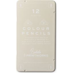 Printworks 12 Colour Pencils - Classic - 1 set
