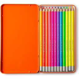 Printworks 12 Coloured Pencils - Neon