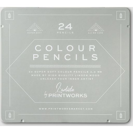 Printworks 24 Farbstifte - Classic - 1 Set