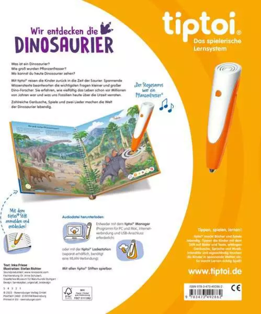 Ravensburger tiptoi - Wir entdecken die Dinosaurier
