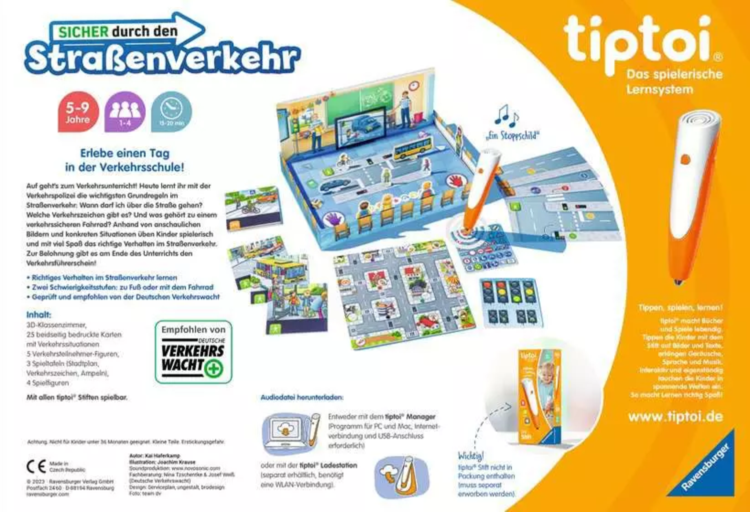 Ravensburger tiptoi - Sicher durch den Straßenverkehr