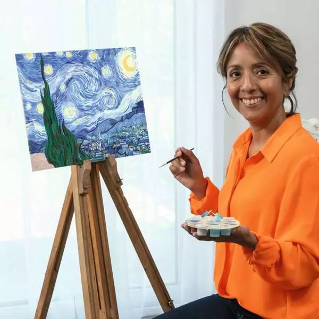 Slikanje po številkah - CreArt Collection - Starry Night (Van Gogh)