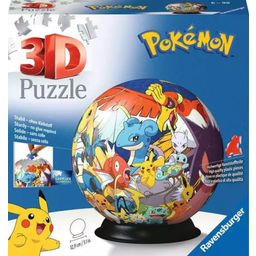 3D Puzzle - Pokémon Puzzle Ball, 72 pieces