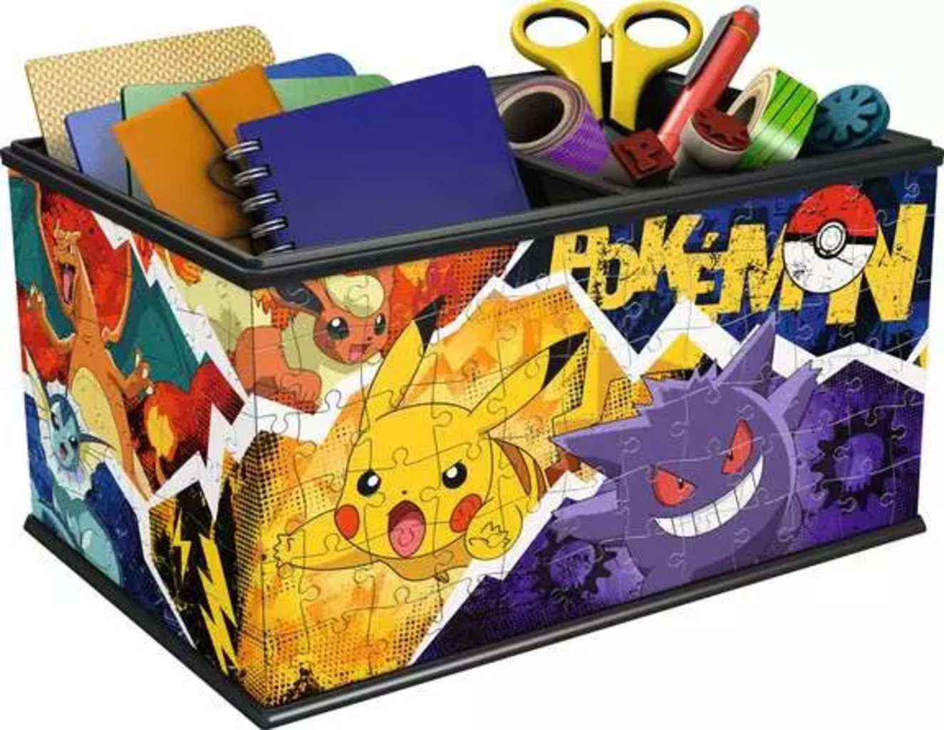 Puzzle - 3D Puzzle - Aufbewahrungsbox Pokémon, 216 Teile