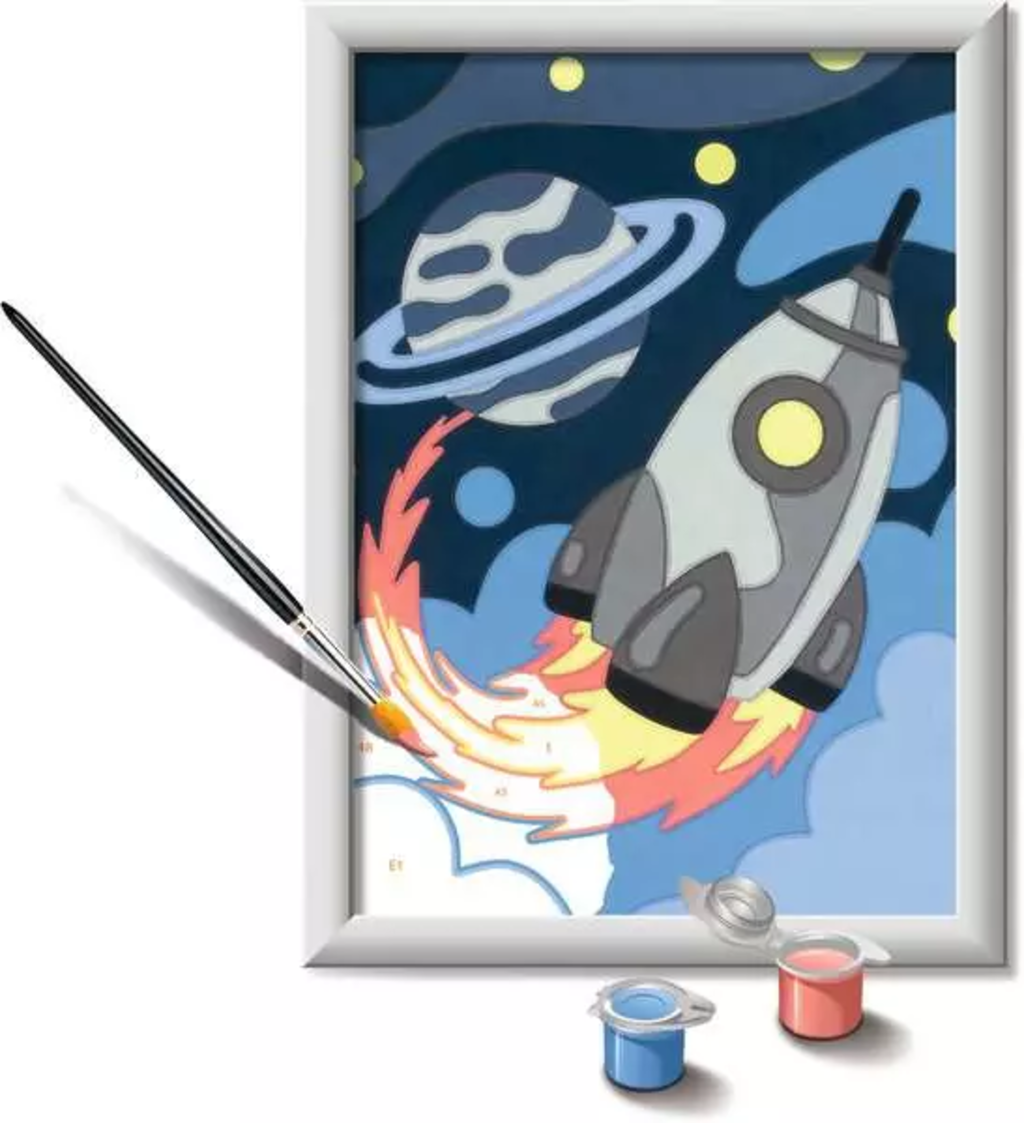 Painting by Numbers - Aventura Espacial (PAQUETE ALEMÁN)