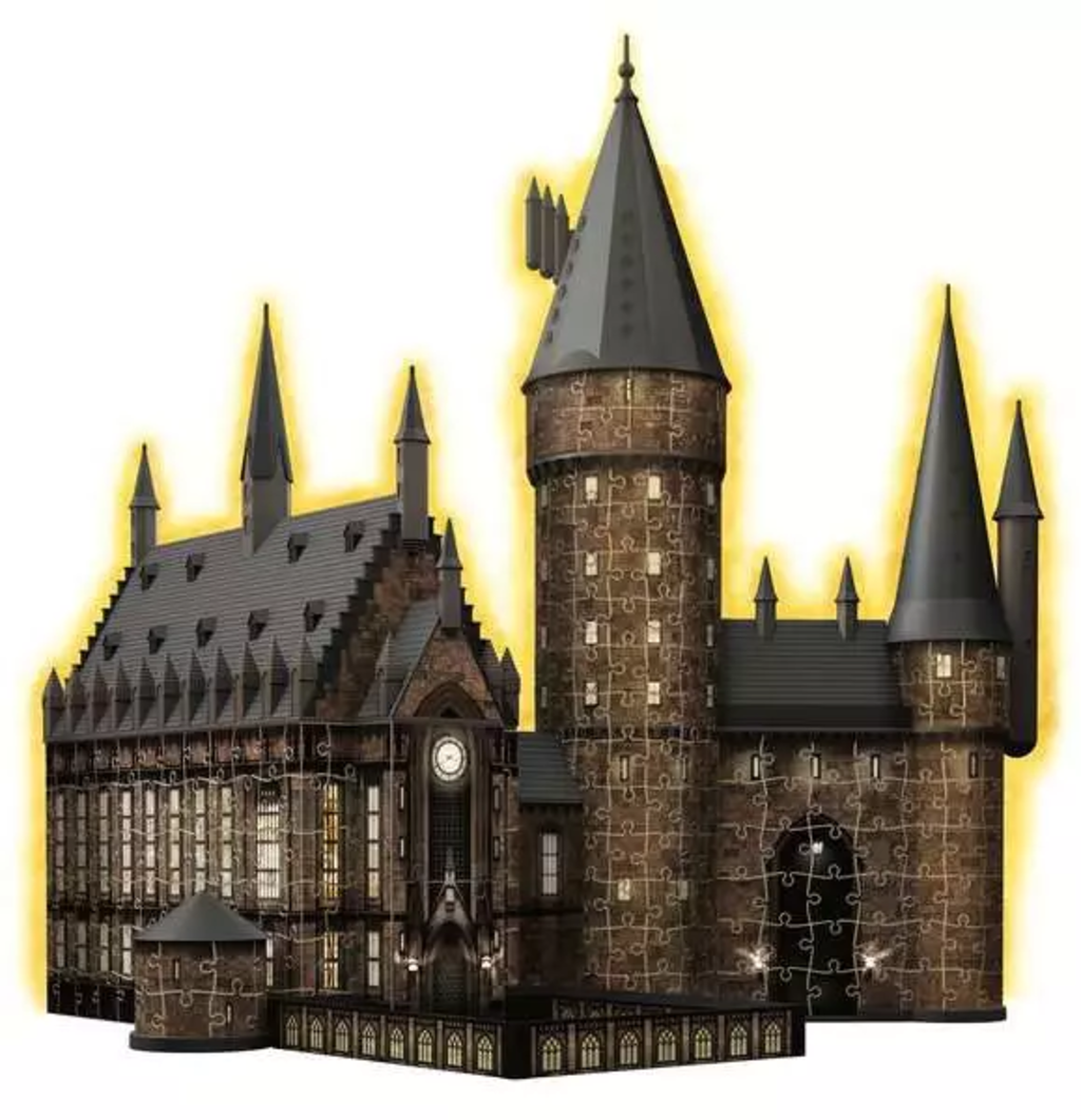 Puzzle - Puzzle 3D - Harry Potter - Sala Grande di Hogwarts, Edizione Notturna