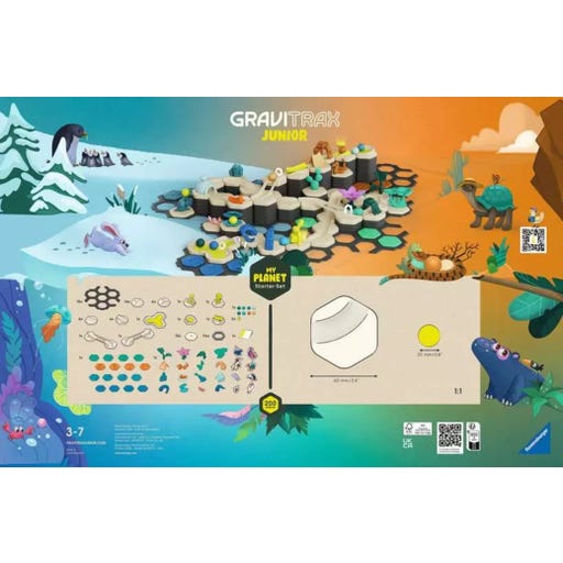 Ravensburger GraviTrax Junior Starter-Set XXL Dino - Kugelbahn Ab 3