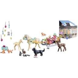 71345 - Horses of Waterfall - Božična vožnja s sanmi - Adventni koledar